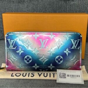 Louis Vuitton long zippy wallet monogram degrade LIMITED EDITION